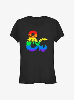 Dungeons & Dragons Pride Flag Logo T-Shirt