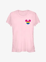 Disney Mickey Mouse Pansexual Badge Pride T-Shirt