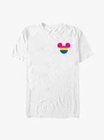 Disney Mickey Mouse Pansexual Badge Pride T-Shirt