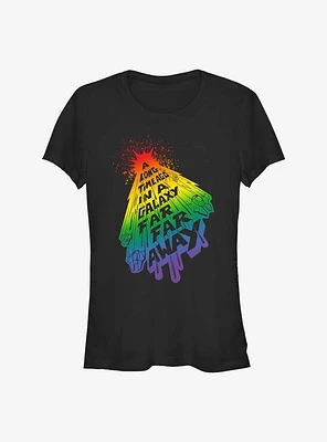 Star Wars Far Away Rainbow Pride T-Shirt