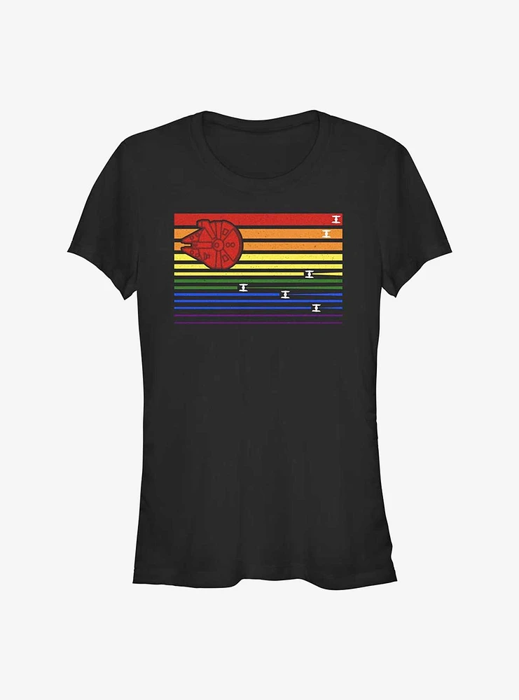 Star Wars Rainbow Attack Pride T-Shirt