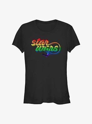 Star Wars X-Wing Script Pride T-Shirt