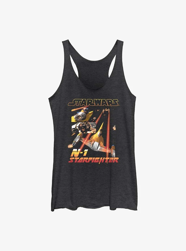 Star Wars The Book of Boba Fett N-1 Starfighter Girls Tank