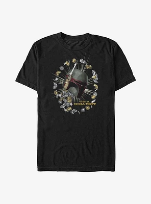 Star Wars The Book of Boba Fett All About Credits T-Shirt