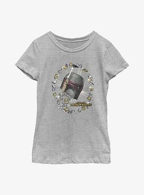 Star Wars The Book Of Boba Fett All About Credits Youth Girls T-Shirt