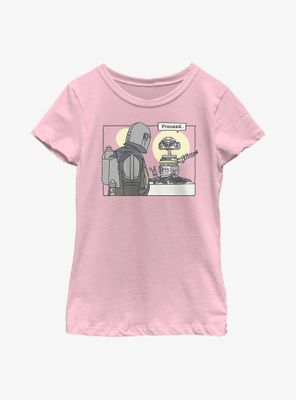 Star Wars The Book Of Boba Fett Proceed Youth Girls T-Shirt