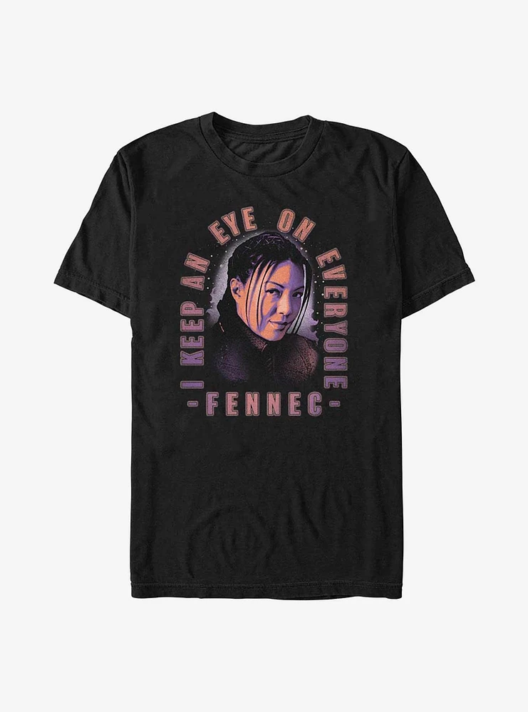 Star Wars The Book Of Boba Fett Fennec Smirk T-Shirt