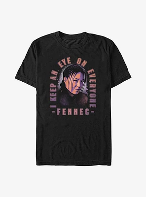 Star Wars The Book Of Boba Fett Fennec Smirk T-Shirt