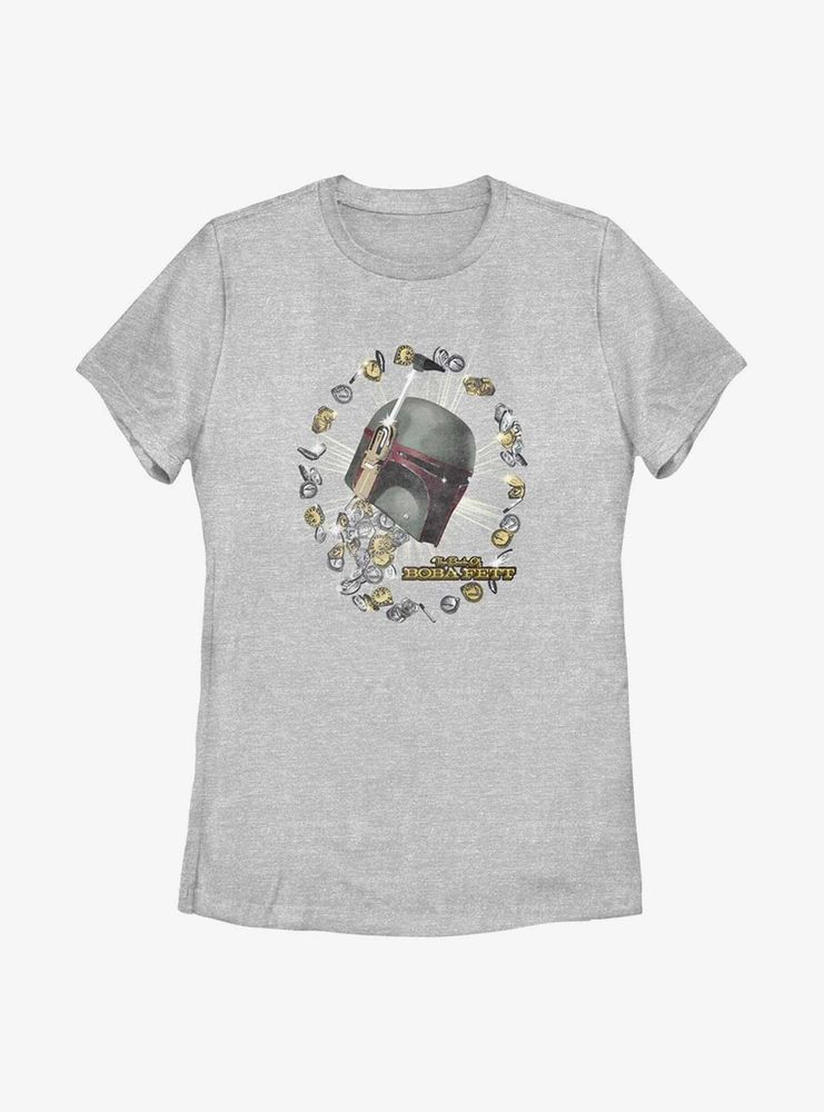 Star Wars The Book Of Boba Fett All About Credits Womens T-Shirt