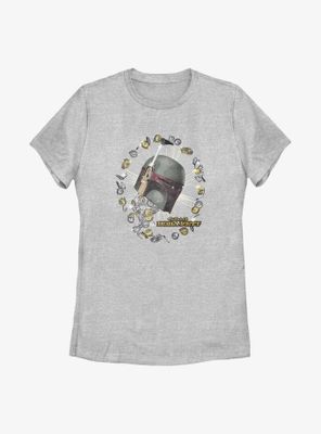 Star Wars The Book Of Boba Fett All About Credits Womens T-Shirt
