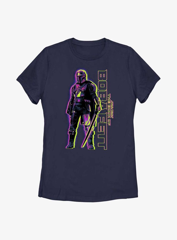 Star Wars The Book Of Boba Fett Dark Saber Hero Womens T-Shirt