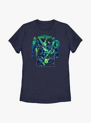 Star Wars The Book Of Boba Fett Dark Saber Sequential Womens T-Shirt
