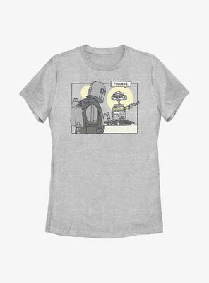 Star Wars The Book Of Boba Fett Proceed Womens T-Shirt