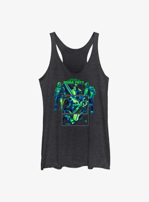 Star Wars The Book Of Boba Fett Dark Saber Sequential Womens Tank Top