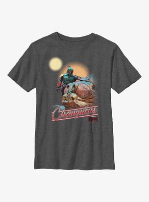 Star Wars The Book Of Boba Fett Championship Breed Youth T-Shirt