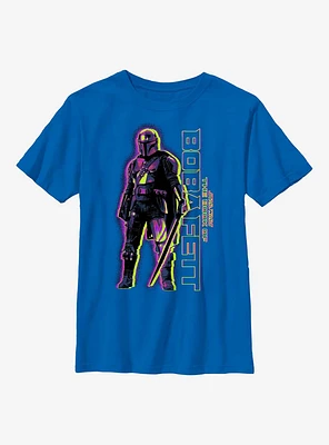 Star Wars The Book Of Boba Fett Dark Saber Hero Youth T-Shirt