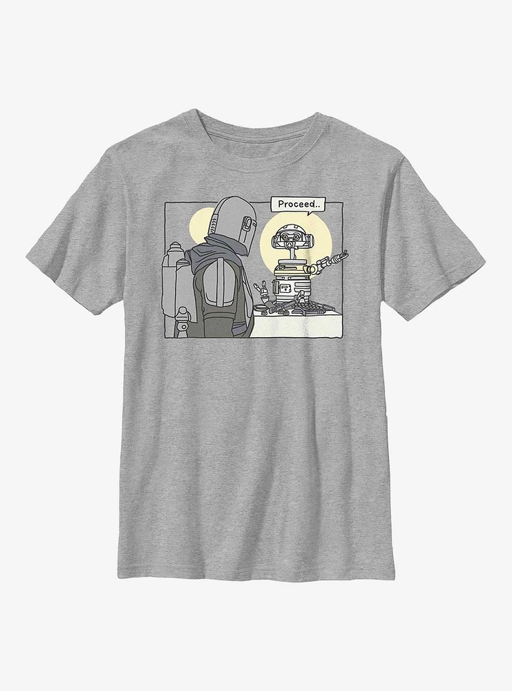 Star Wars The Book Of Boba Fett Proceed Youth T-Shirt