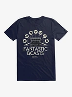 Fantastic Beasts Luggage Creature Icons T-Shirt