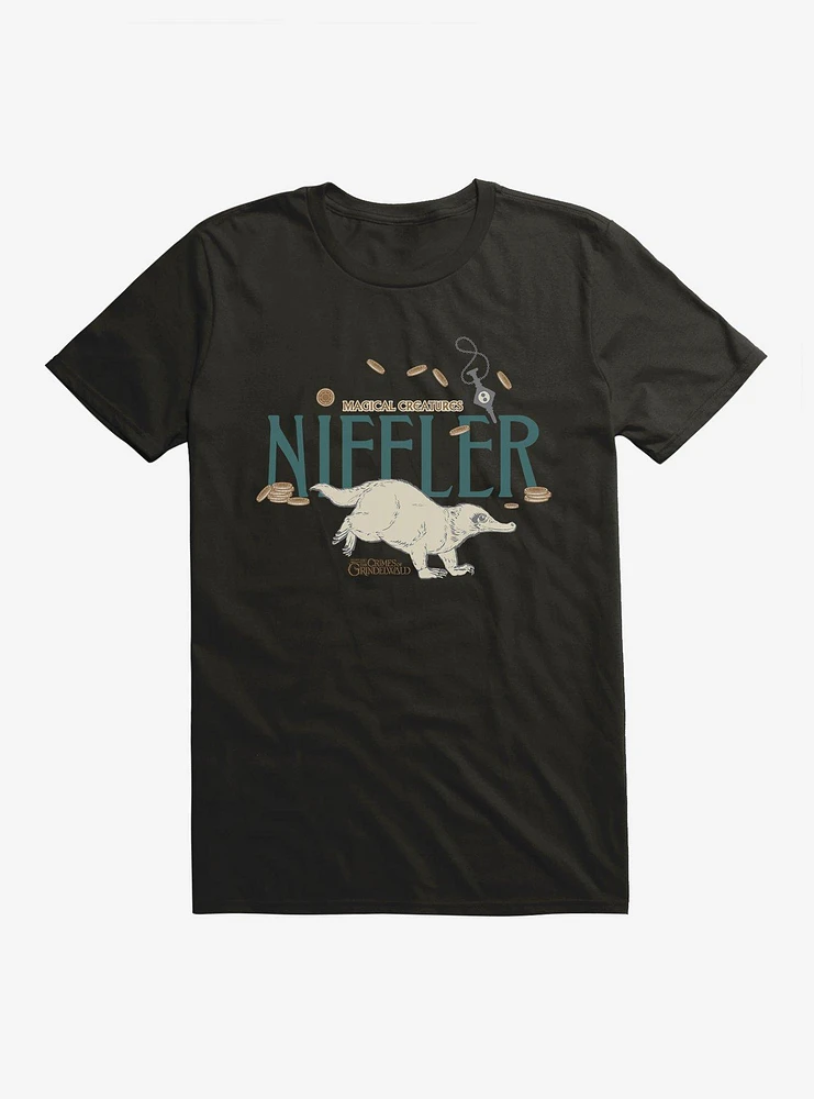Fantastic Beasts Niffler Coins T-Shirt