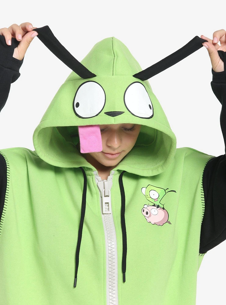 Invader Zim GIR Cosplay Girls Hoodie Plus