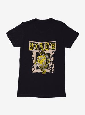 SpongeBob SquarePants Punk Attitude Womens T-Shirt