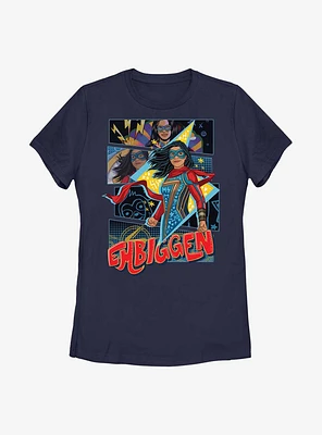 Marvel Ms. Embiggen Panels Womens T-Shirt