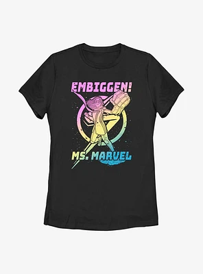Marvel Ms. Gradient Womens T-Shirt