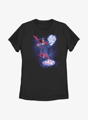 Marvel Ms. Hero Big Fist Womens T-Shirt