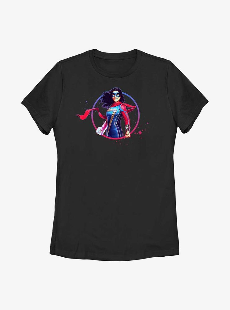 Marvel Ms. Hero Shot Womens T-Shirt