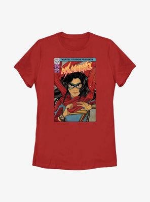 Marvel Ms. Comic Cover Womens T-Shirt