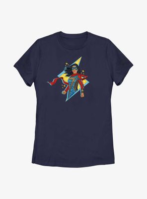 Marvel Ms. Lightning Doodle Womens T-Shirt