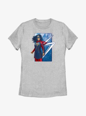 Marvel Ms. Posterized Hero Shot Womens T-Shirt