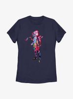 Marvel Ms. Graffiti Silhouette Womens T-Shirt