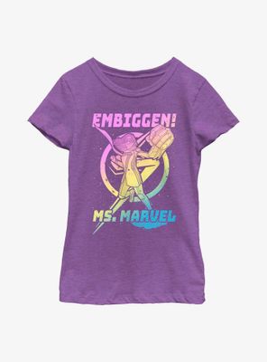 Marvel Ms. Gradient Youth Girls T-Shirt