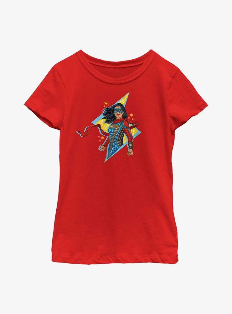 Marvel Ms. Lightning Doodle Youth Girls T-Shirt