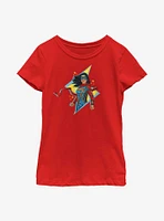 Marvel Ms. Lightning Doodle Youth Girls T-Shirt
