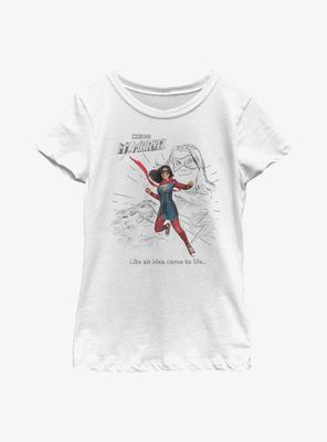 Marvel Ms. Living Idea Youth Girls T-Shirt