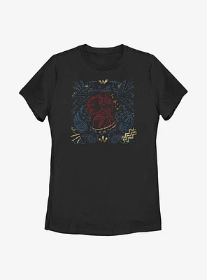 Marvel Ms. Line Drawing Womens T-Shirt
