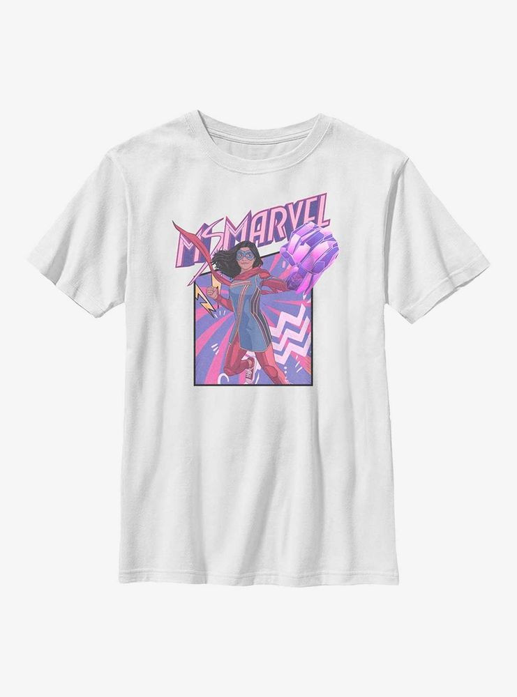 Marvel Ms. Fist Panel Youth T-Shirt