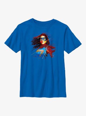 Marvel Ms. Polygon Portrait Youth T-Shirt