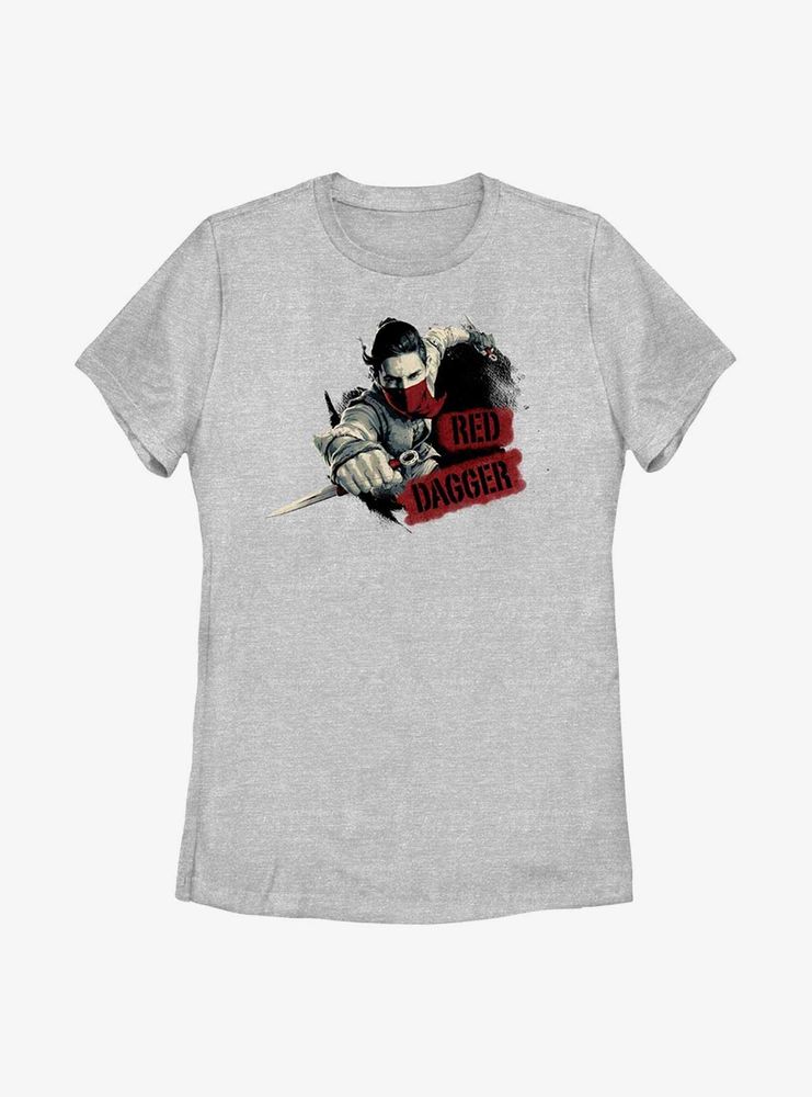 Marvel Ms. Red Dagger Badge Womens T-Shirt