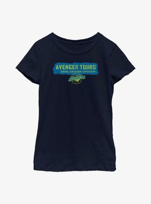 Marvel Ms. Avenger Tours Avengercon Youth Girls T-Shirt