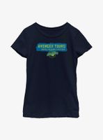 Marvel Ms. Avenger Tours Avengercon Youth Girls T-Shirt