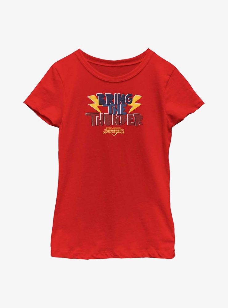 Marvel Ms. Bring Thunder Avengercon Youth Girls T-Shirt