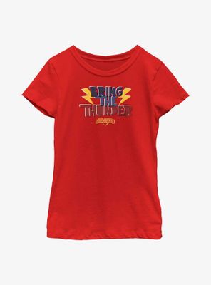Marvel Ms. Bring Thunder Avengercon Youth Girls T-Shirt