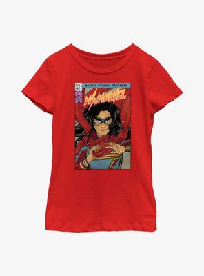 Marvel Ms. Comic Cover Youth Girls T-Shirt