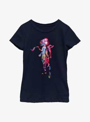 Marvel Ms. Graffiti Silhouette Youth Girls T-Shirt