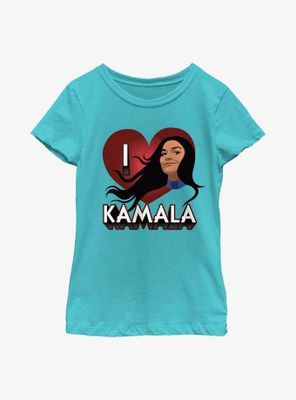 Marvel Ms. I Heart Kamala Youth Girls T-Shirt