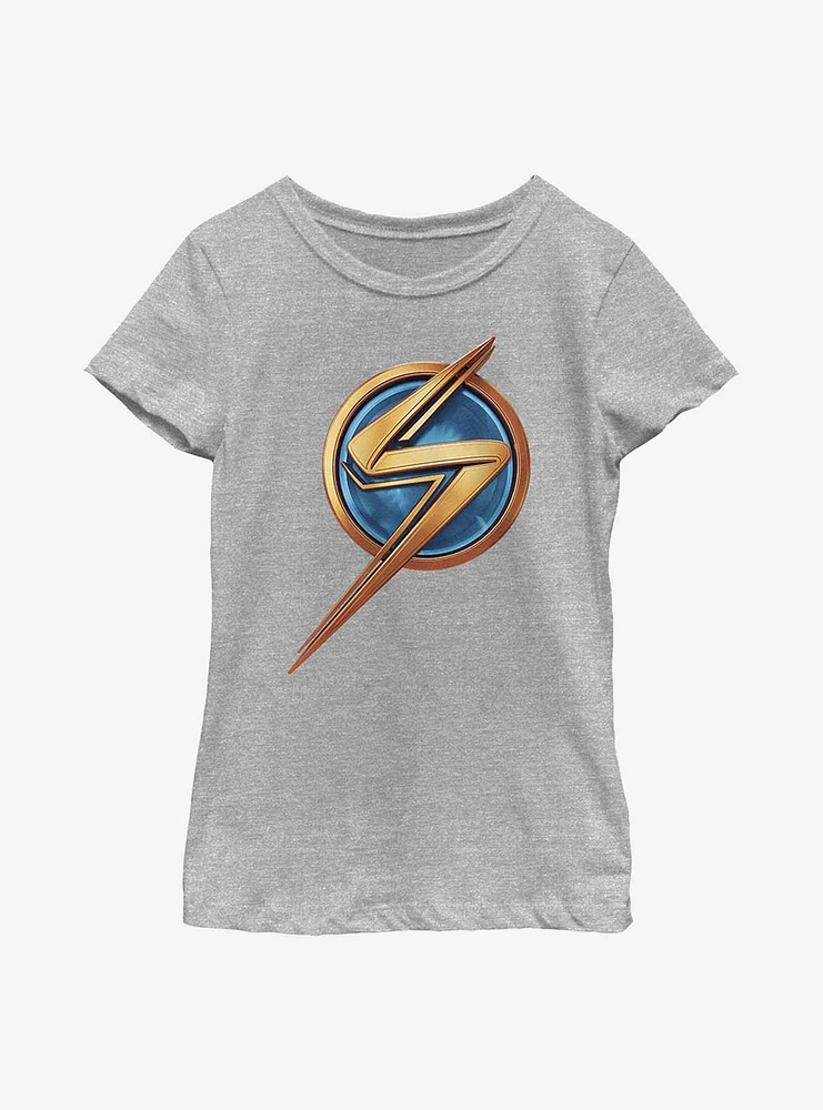 Marvel Ms. Logo Icon Youth Girls T-Shirt