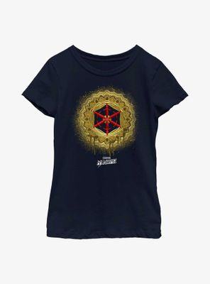 Marvel Ms. Six Red Dagger Badge Youth Girls T-Shirt
